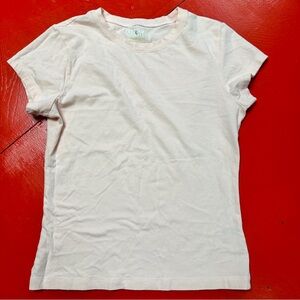 PERSONAL IDENTITY PALE PEACH FITTED SHORT SLEEVE TEE SHIRT